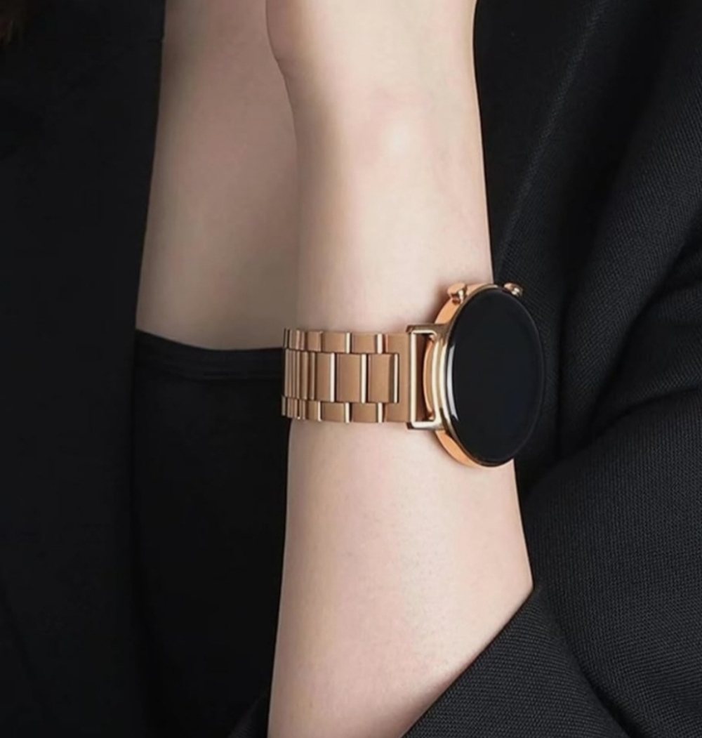 Rose Gold Premium Stainless Steel Smartwatch Band - Picture 6 of 15